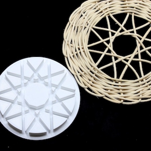Wicker Knitting Pattern Guide: DIY Basket Weaving Mould