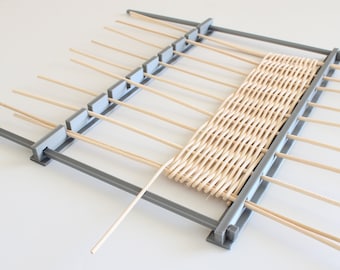 Square and Rectangular Basket Weaving Starter Kit, Reusable DIY Rattan Weaving Jig, Basketry Starter Tool