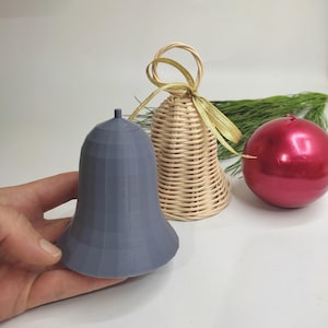 Wicker Christmas Bell Mold Set – DIY Holiday Ornament Tool