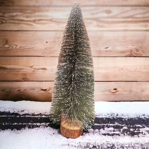 Snow covered Pine Green Tree - Large | Nordic Christmas Decor | Rustic Cosy Christmas Decorations