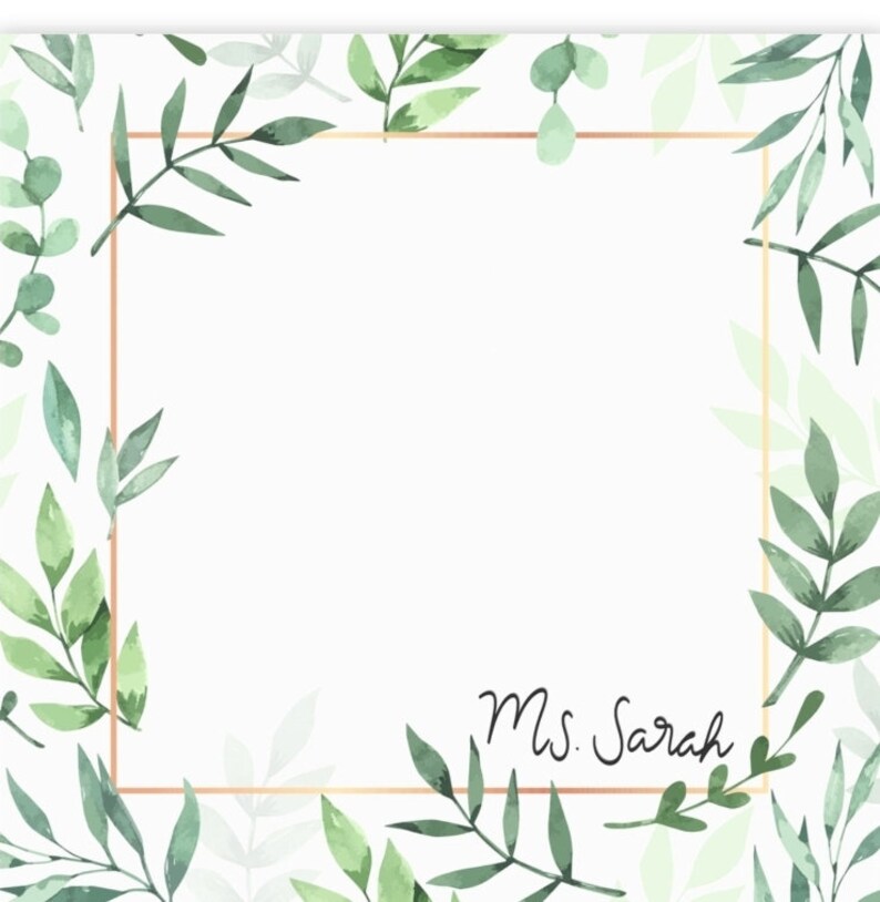 Custom Post-it Notes Teacher Gift Personalized Notepad Custom Post Its ...