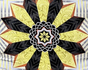 Handmade Medallion Throw Pillow