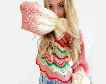 Knitting Pattern Cracker Jumper Digital Download