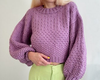 Knitting Pattern Bad Seed Sweater Digital Download