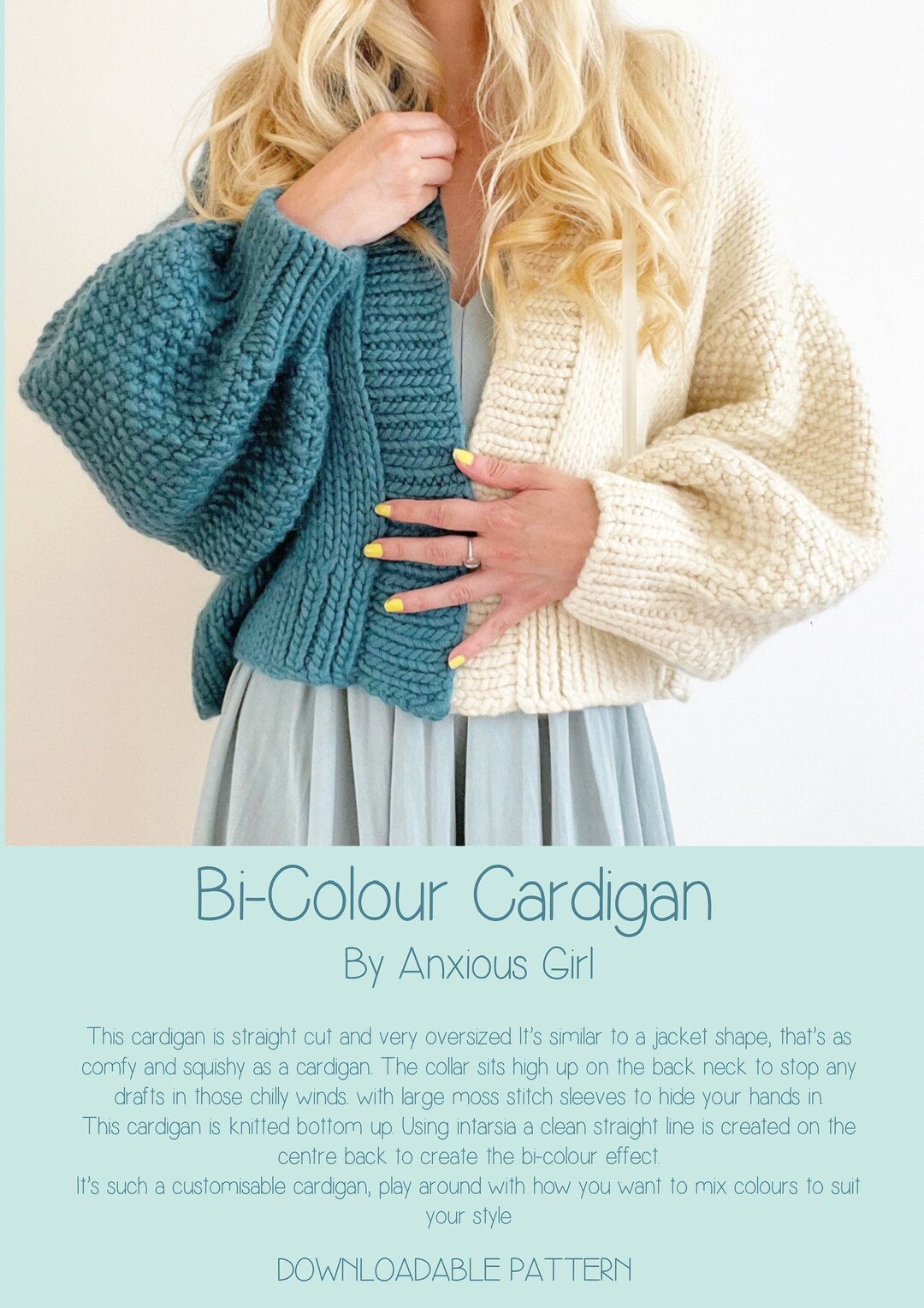 【BAON】[unisex] Nadeki Stitch Over Knit Cardigan Organic cotton buttoned heathered knit cardigan Okaïdi & Obaïbi
