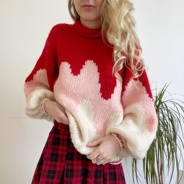 Knitting Pattern Get a Drip Sweater Digital Download