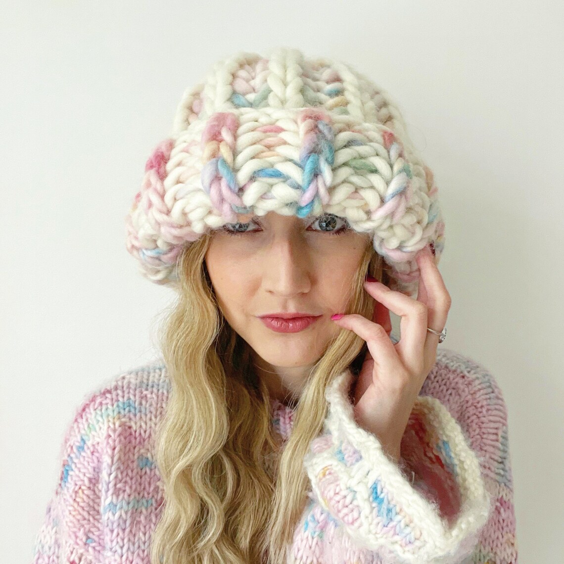 Knitting Pattern Super Squishy Chunky Beanie Hat Digital Download ...