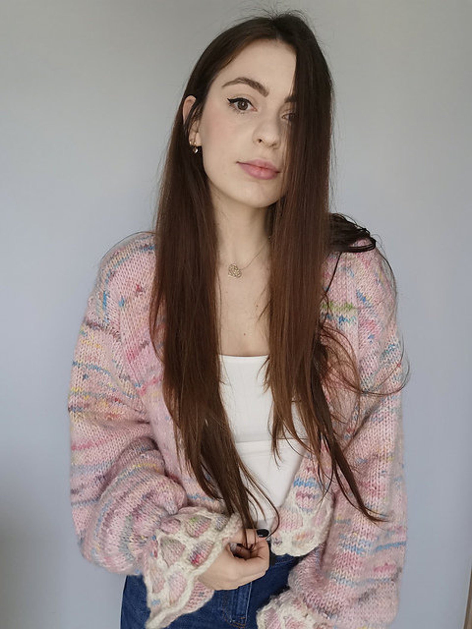 Cardigan In Short Wrap Honey