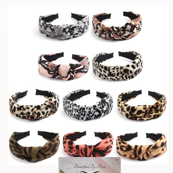 Cheetah Headband Etsy