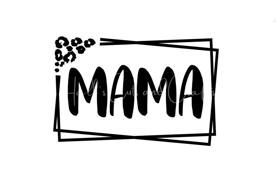 Mama Cheetah Print PNG SVG - Etsy