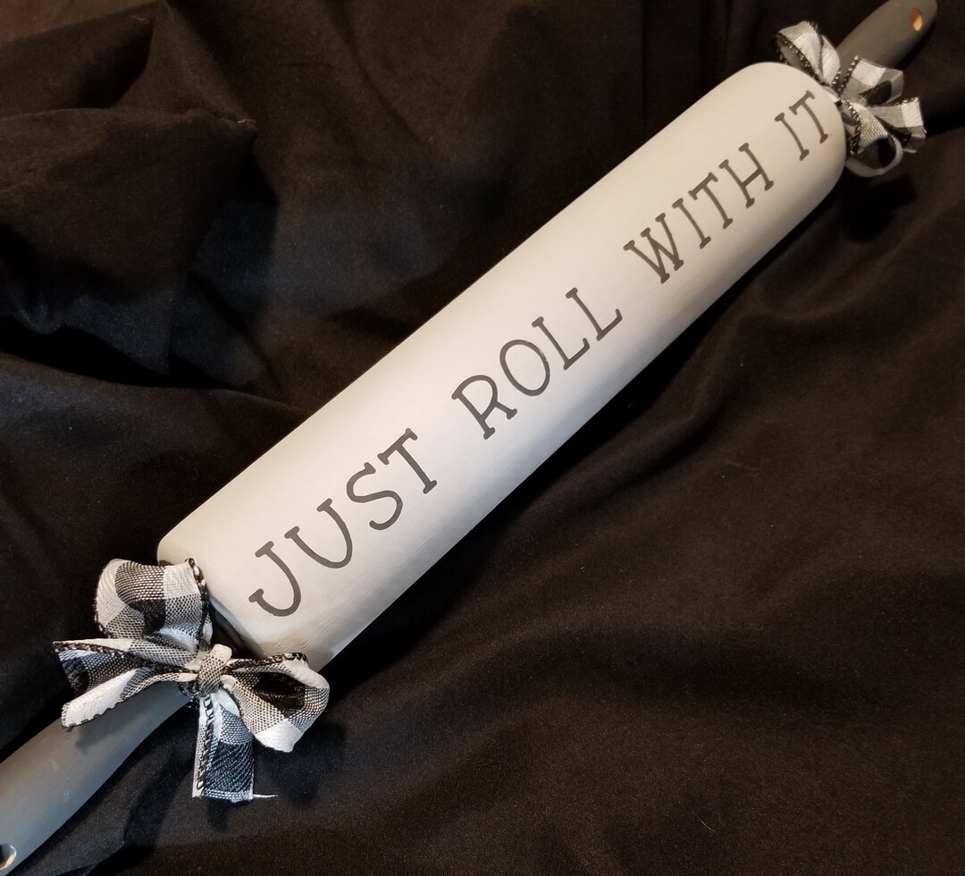 18inch Rolling Pin, Kitchen Decor, Decorative Rolling Pin, Farmhouse