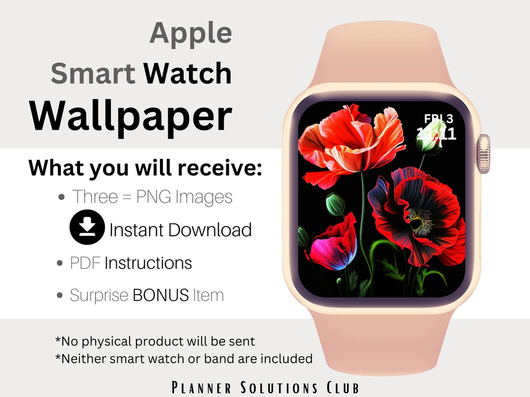 Retro Watch Wallpaper, Smart Watch Face, Apple Watch Watch Background