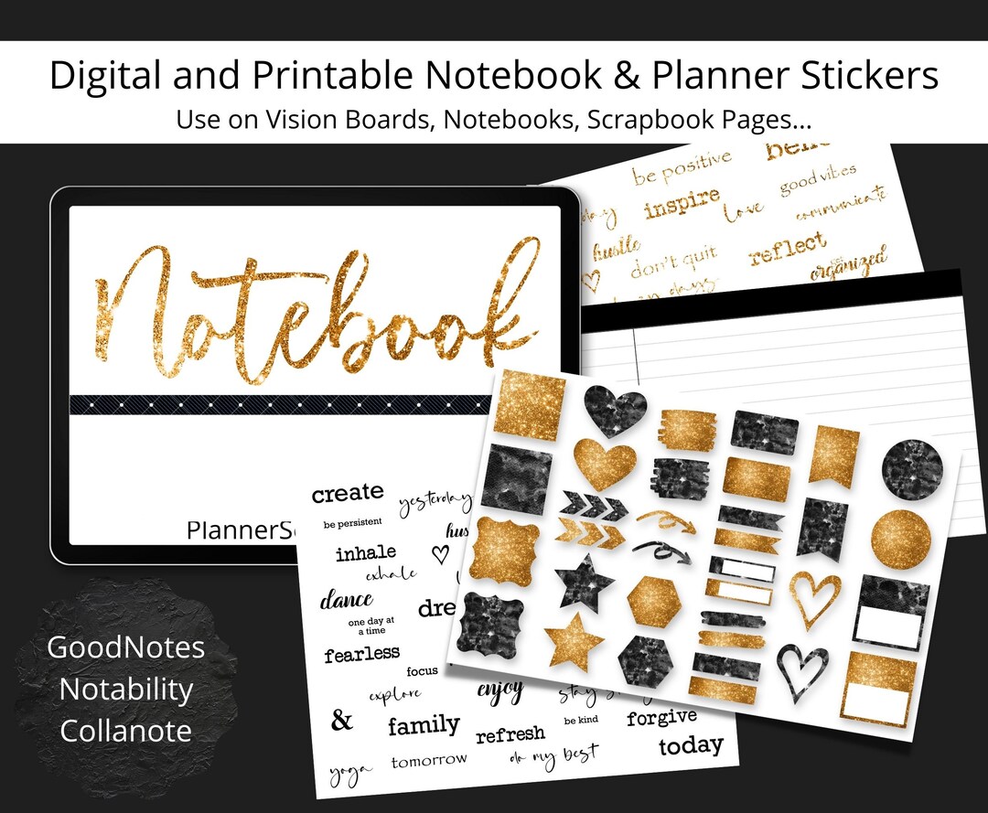 Good Notes File Digital Goodnotes Files, Digital Bundle Flash Cards and Stickers ...