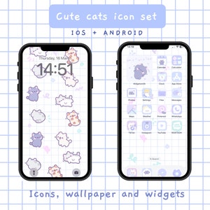 aesthetic cat 🐈 App icon pack [crOKxYufZgknKCSb9gLz] by •Bella