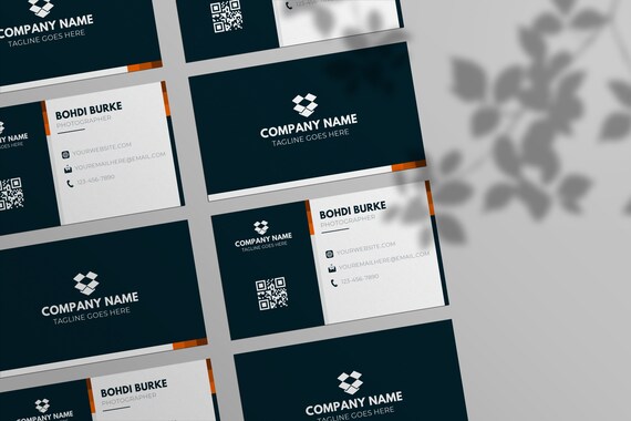Business Card Template INSTANT DOWNLOAD Printable Business | Etsy