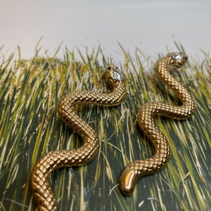 Snake earrings - Gold