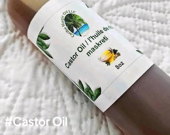 Haitian Organic Black Castor Oil Infused with Vanilla