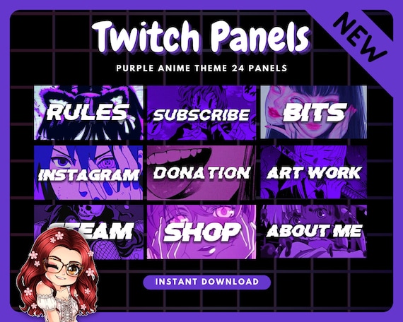 Twitch Panels Collection : Free & Premium - Hexeum