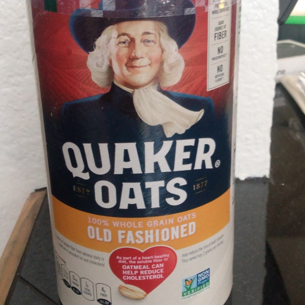 Quaker Oats whole grain oats advertising collectable
