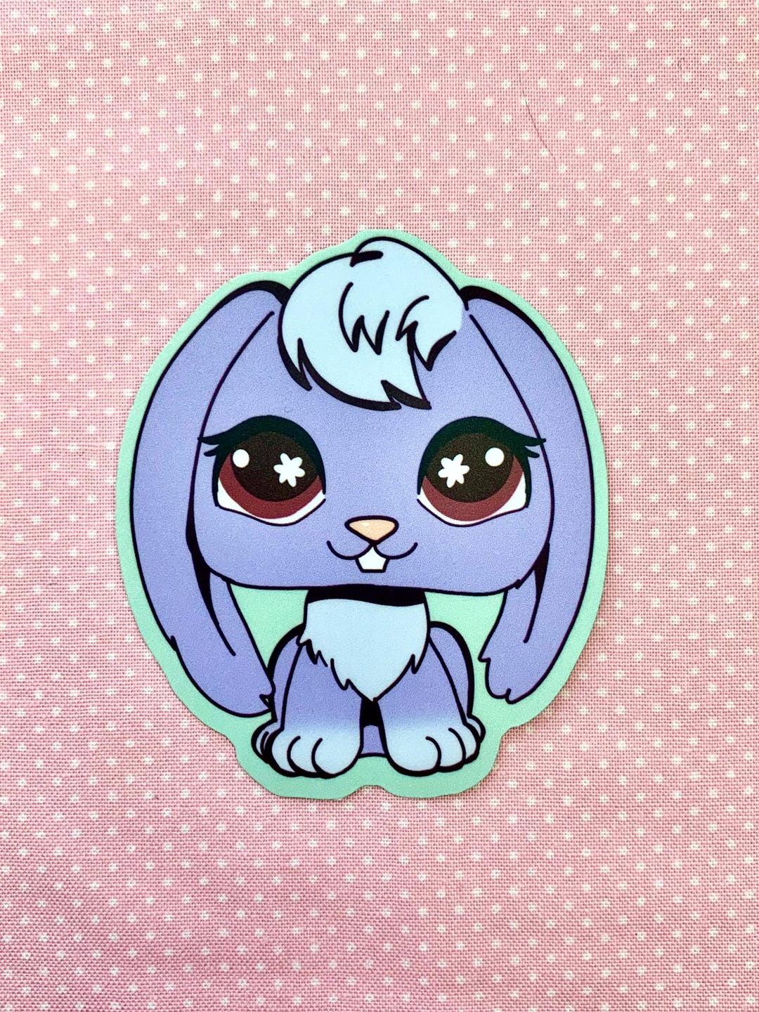 LPS Littlest Creatures Bunny Vinyl Sticker - Etsy