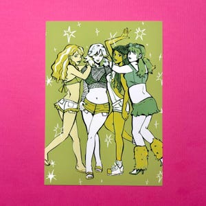 Four Friends Art Print