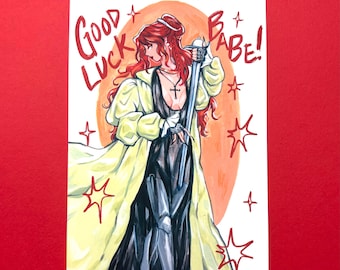 Stampa artistica "Buona fortuna, tesoro"