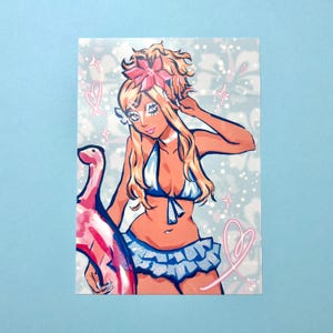 Gyaru Beach Day Art Print