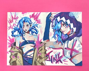 Impresión artística de Jinxed de 5" x 7"