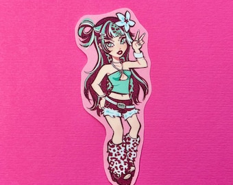Gyaru-vinylsticker mintchocolade