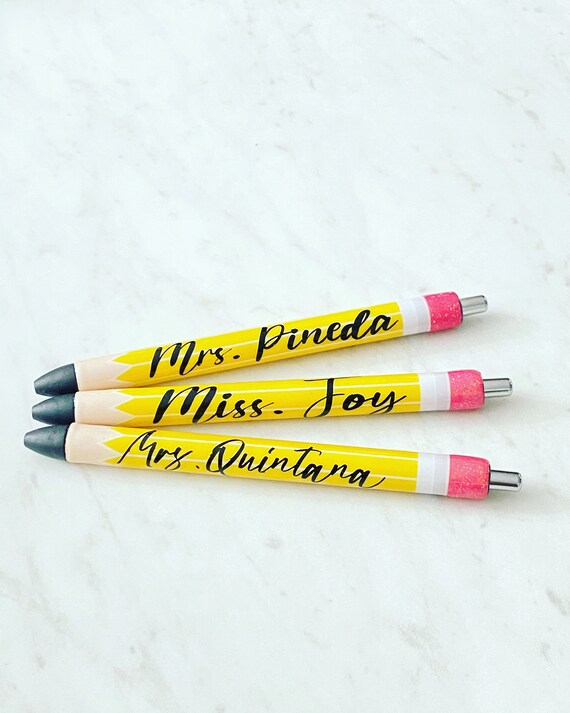Customized pens with names deals