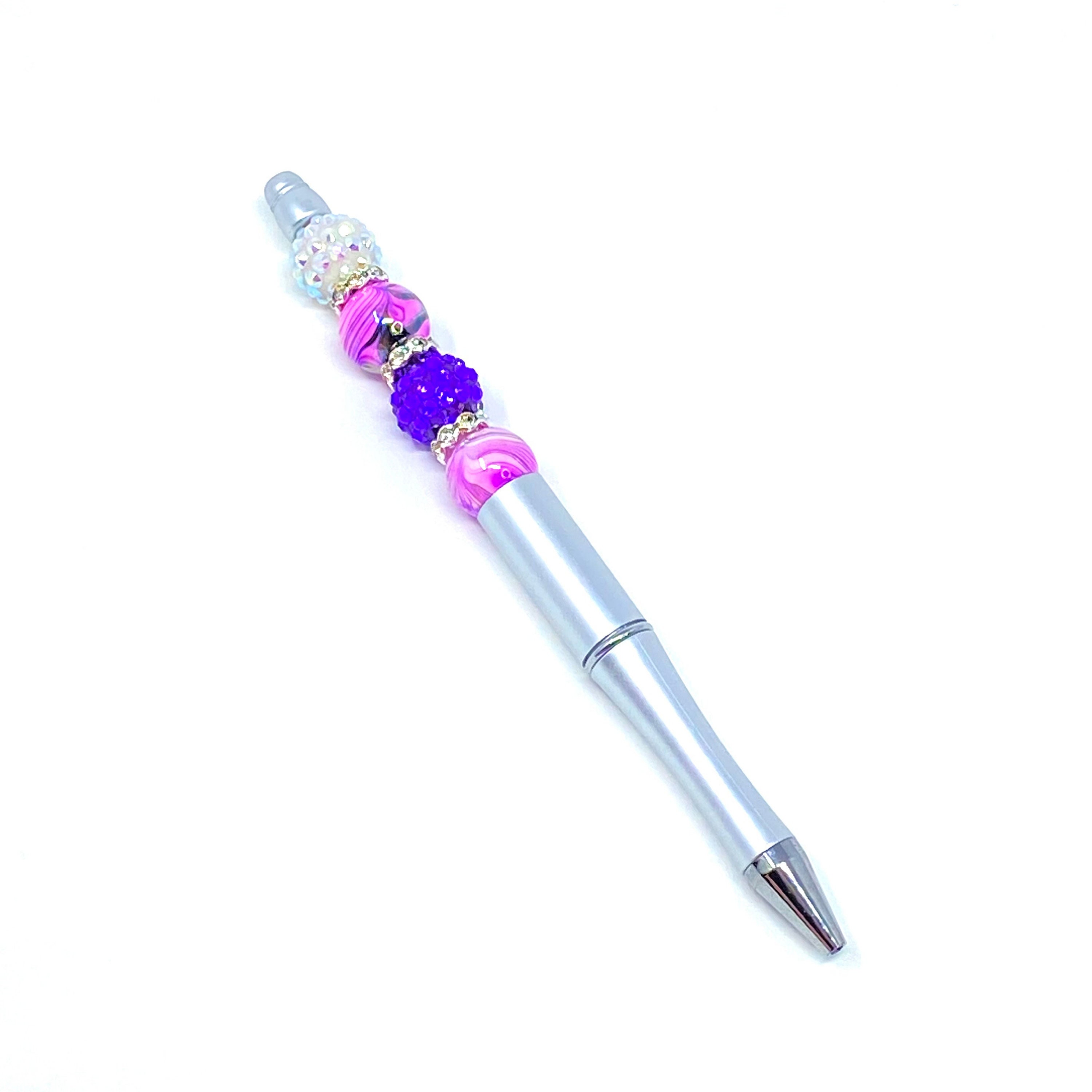 Handmade Beaded Focal Pens, Refillable Beaded Ballpoint Pens, SFW Beaded  Pens 