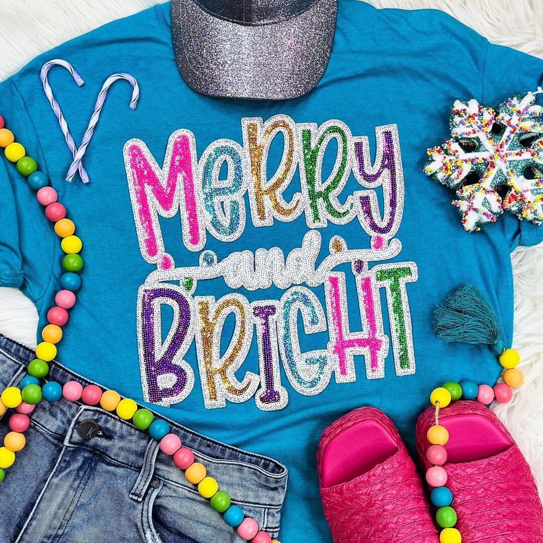Merry & Bright Patch Crewneck
