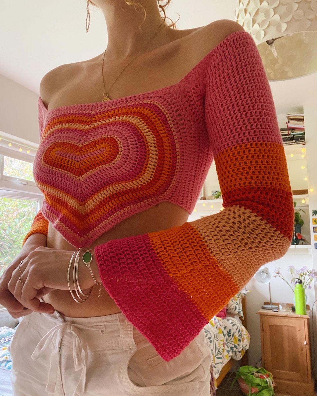 suéter crochet