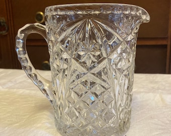 Cut glass jug