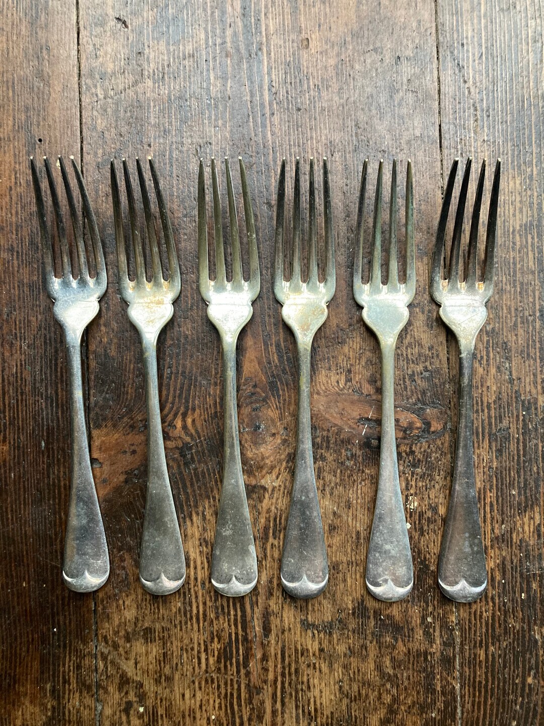 Vintage Dinner Fork Set Etsy