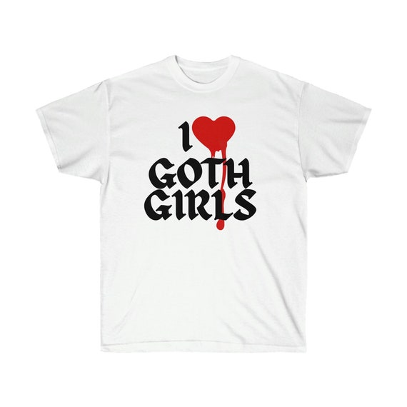  Womens I LOVE HEART EMO GIRLS V-Neck T-Shirt : Clothing, Shoes  & Jewelry