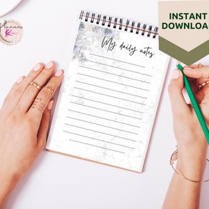 Editable Daily Bullet Journal Printable. Daily Planner - Etsy