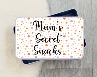 Personalised Snack Tin, Treat Tins, Biscuit Tin, Gamer Gifts, Personalised Gifts, Keepsake Gifts, Mum’s Snacks, Gifts For Mum