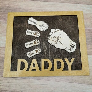 Fathers Day Fist Bump SVG