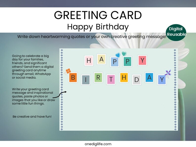 Digital Greeting Card Happy Birthday Goodnotes Notability Xodo Etc Digital Greeting Card Happy Birthday Goodnotes Notability Xodo Etc