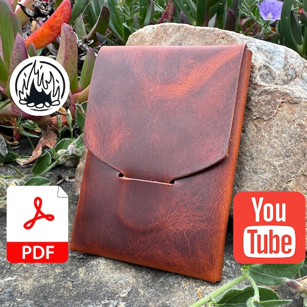 Stitch-less Leather Wallet Pattern | 'The Fix Wallet' | Instant Download | PDF | Leather Card Holder | A4 & Letter Size | Instructions