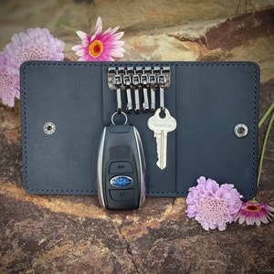 Janus Keyholder / 6 Ring Holder / Key Case / Leather Keycase / Regalo de graduación / Llaves / Regalo de inauguración de la casa