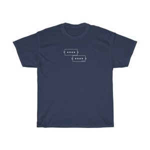 Bass Guitar T-shirt | P-style Bass Pickups | Bassist Gift | Unisex Heavy Cotton Tee