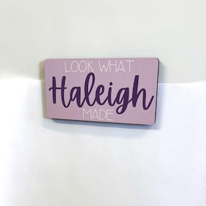 Kitchen Magnet | Look What I Made Magnet | Childrens Magnet | Kid Drawing Magnet | Custom Magnet | Refrigerator Magnet | Personalized Magnet