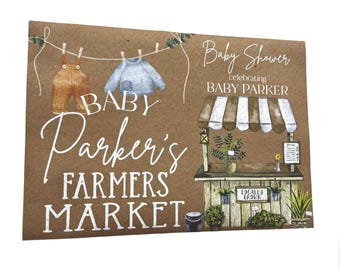 Custom Banner, Printed Butcher Paper Banner, Personalized Party Decor, Event Banner, Printed Banner, Personalized Banner, Farmers Market