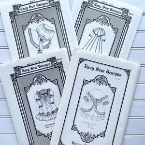 Brown House Dolls Easy Sew Designs, Uncut Patterns, Victorian Doll Clothes, Choice, BB