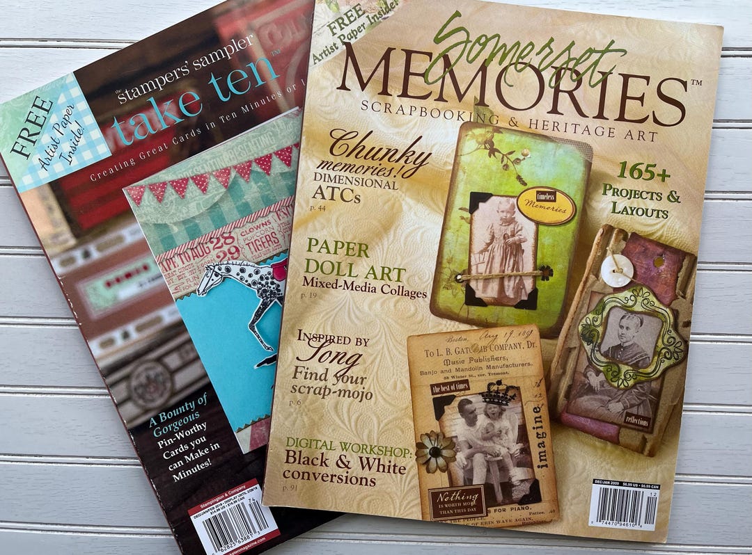 Stampers' Sampler Take Ten, Somerset Memories Craft Magazines, 2018/ ...