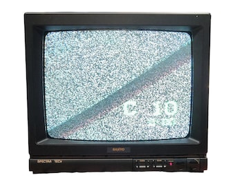 Television, CRT, Sanyo 13", Model 31c485u, 1990, Brand New in the Box, Vintage