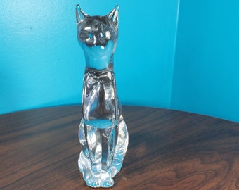 Baccarat Crystal Art Glass Egyptian Cat Decorative Baccarat Crystal Art Glass Egyptian Cat Decorative