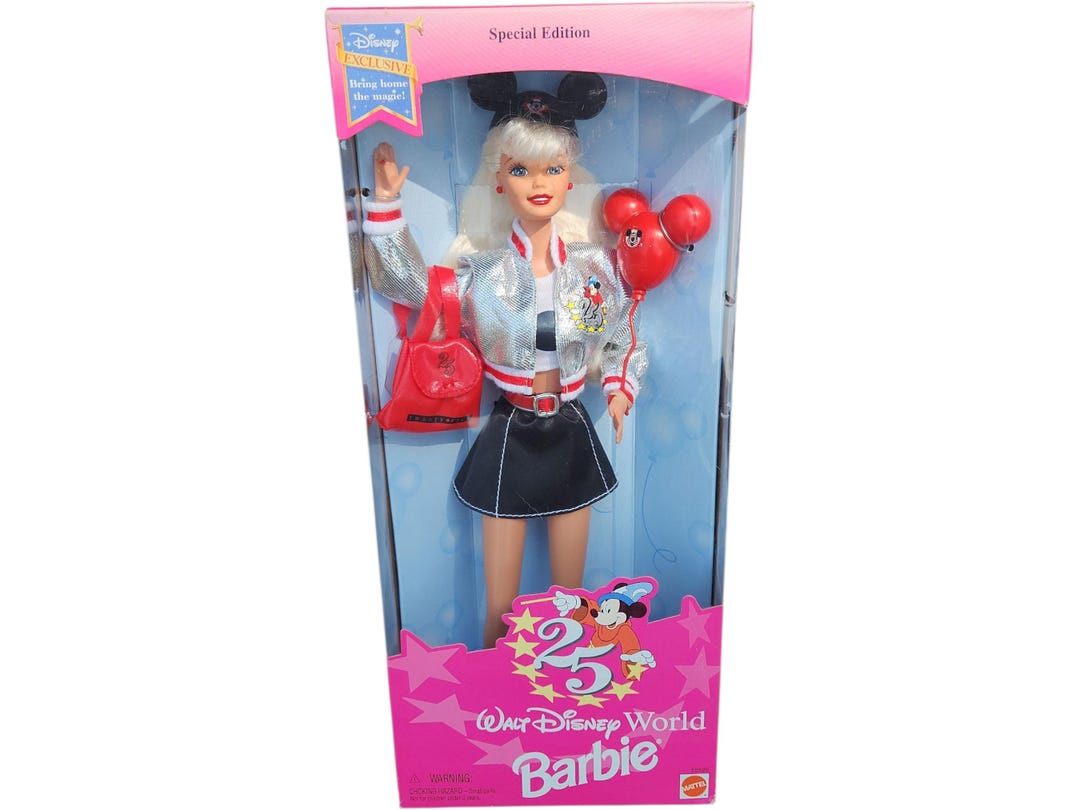 Doll, Barbie, Walt Disney World, 25 Year Anniversary, Mattel, 1996